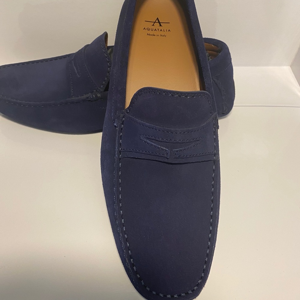 Aquatalia Brandon suede driver - men’s